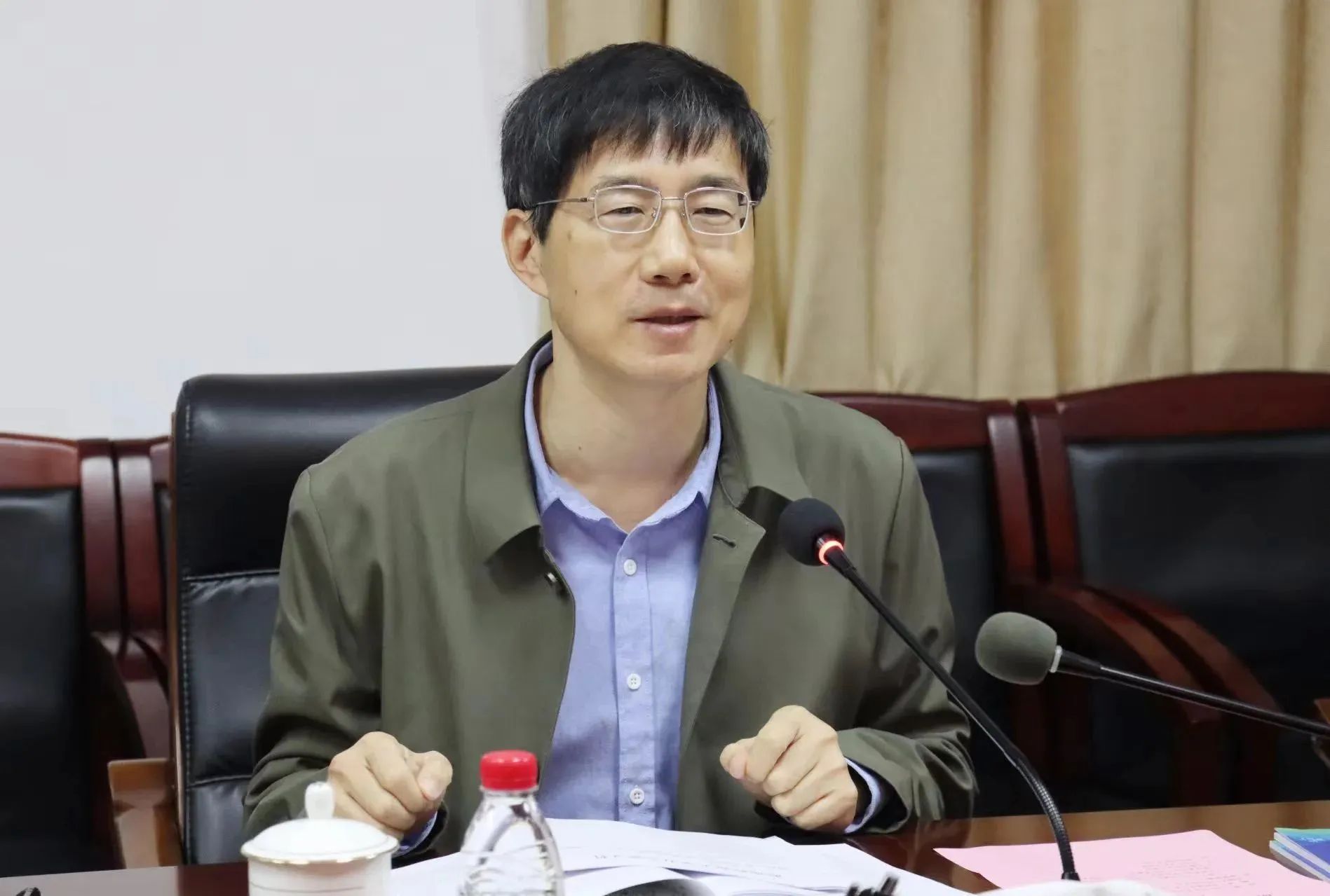中国教育发展战略学会教育评价专业委员会秘书长刘扬云一行到我校调研座谈